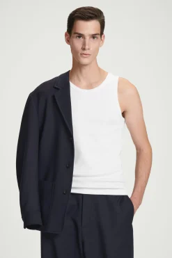 Herren COS T-Shirts & Tanktops*SCHMALES GERIPPTES TANKTOP AUS BAUMWOLLE