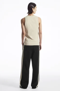Herren COS T-Shirts & Tanktops*SCHMALES GERIPPTES TANKTOP AUS BAUMWOLLE