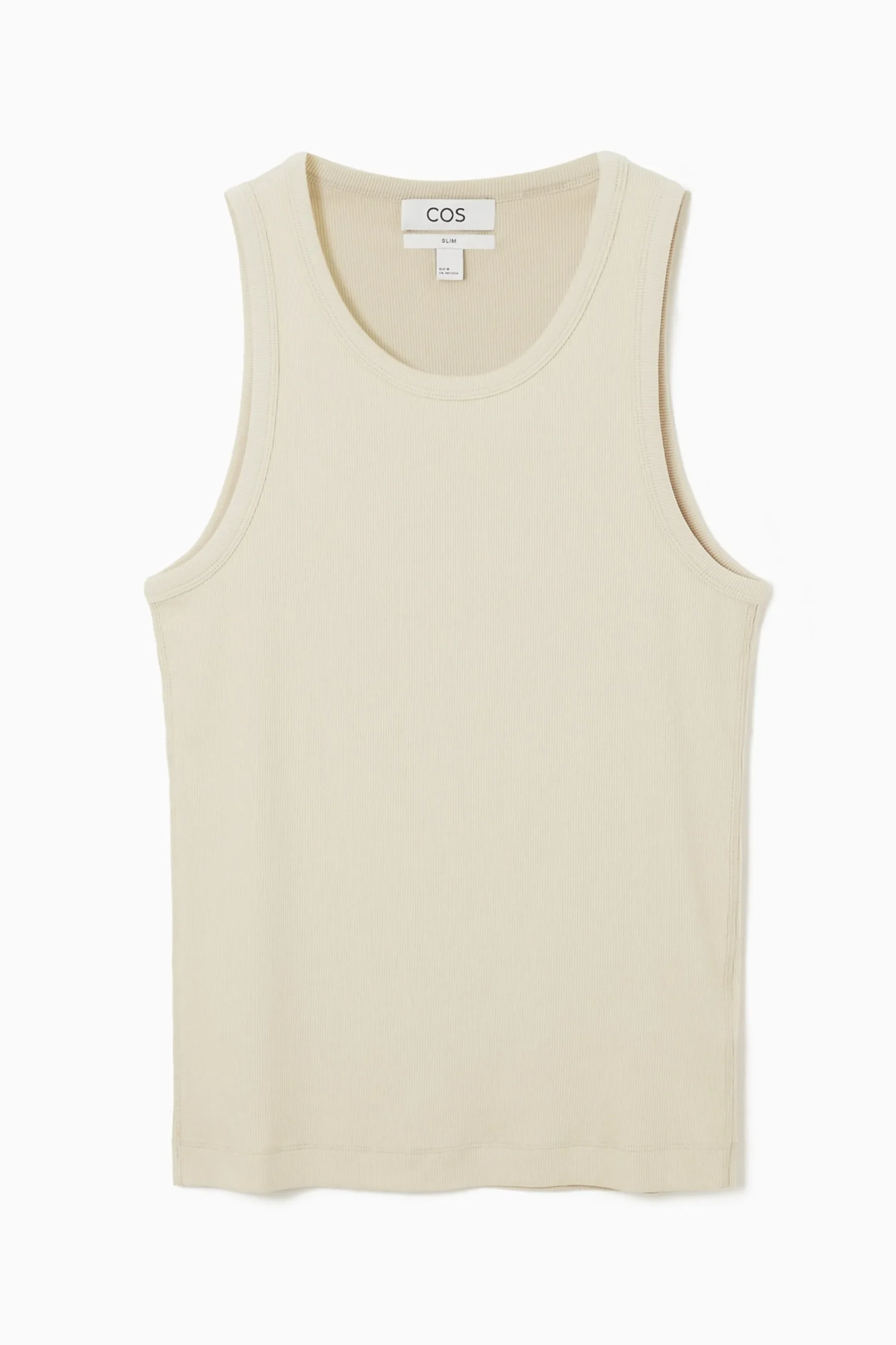 Herren COS T-Shirts & Tanktops*SCHMALES GERIPPTES TANKTOP AUS BAUMWOLLE