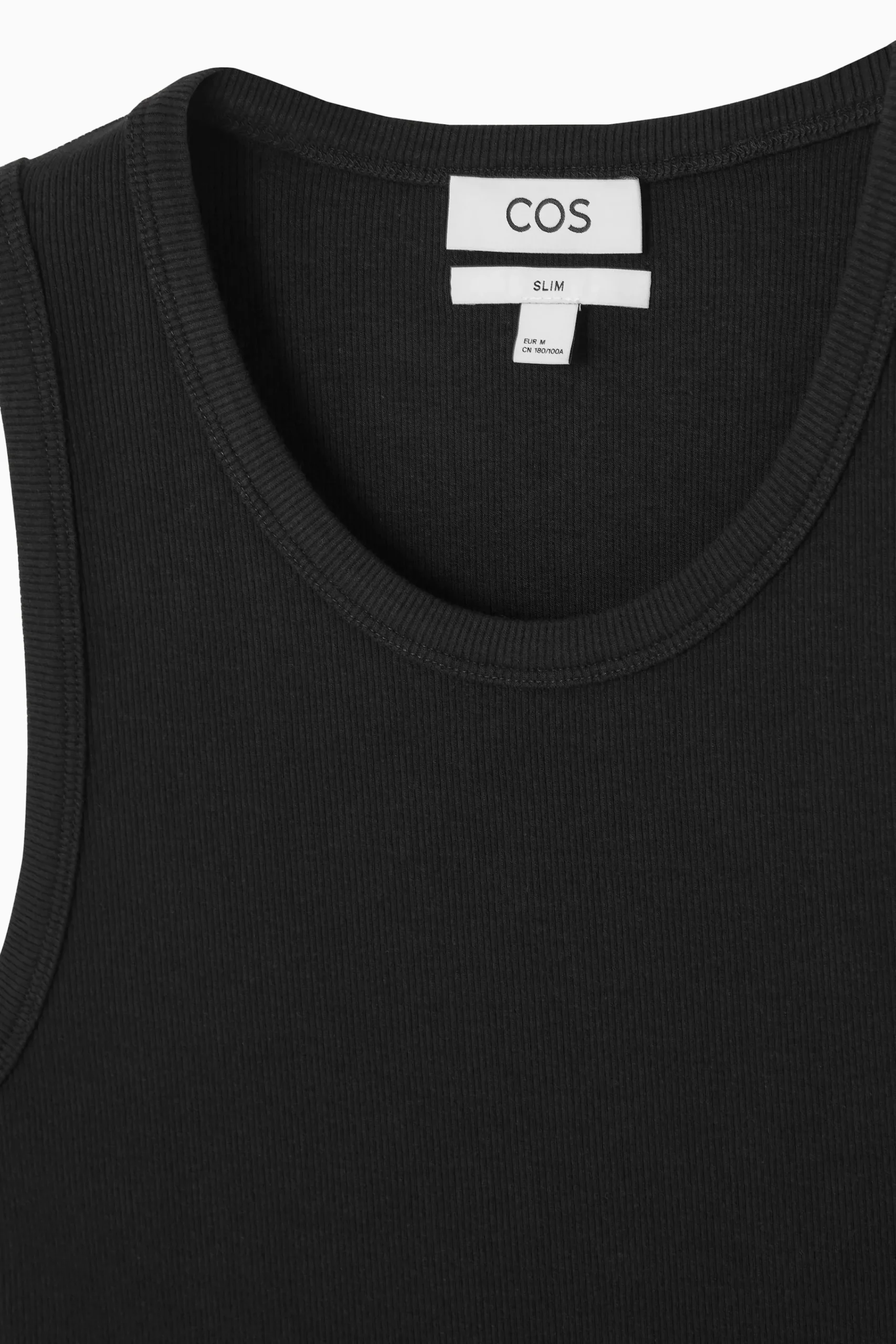 Herren COS T-Shirts & Tanktops*SCHMALES GERIPPTES TANKTOP AUS BAUMWOLLE