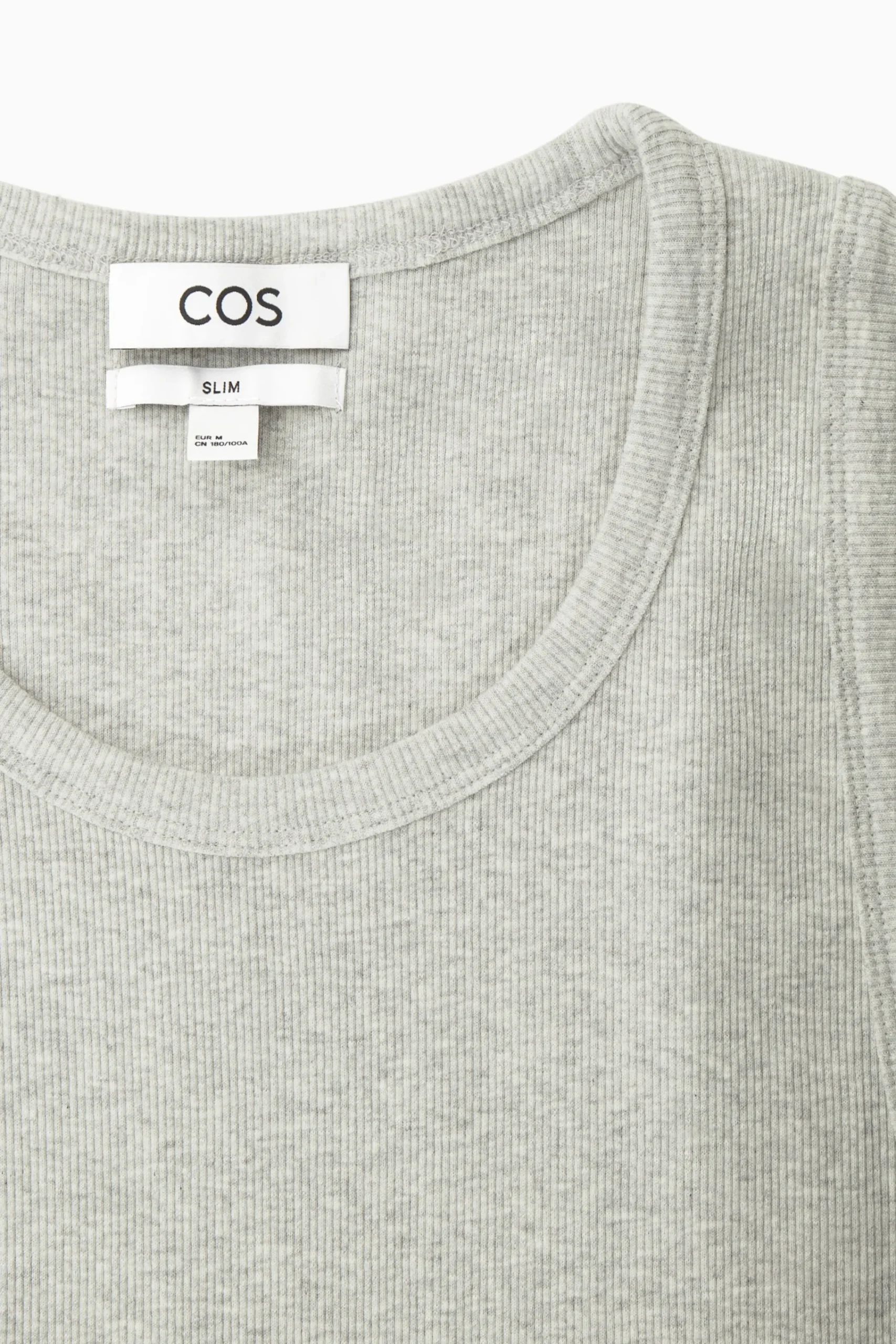 Herren COS T-Shirts & Tanktops*SCHMALES GERIPPTES TANKTOP AUS BAUMWOLLE