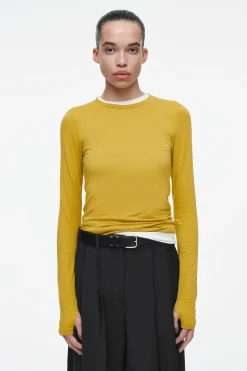 Damen COS Oberteile*SCHMALES LEICHTES LANGARMSHIRT