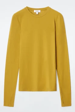 Damen COS Oberteile*SCHMALES LEICHTES LANGARMSHIRT