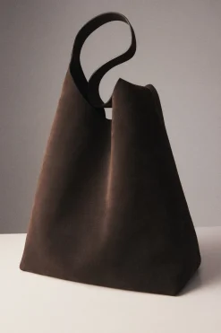 Damen COS Taschen*SERIF TOTE BAG - VELOURSLEDER