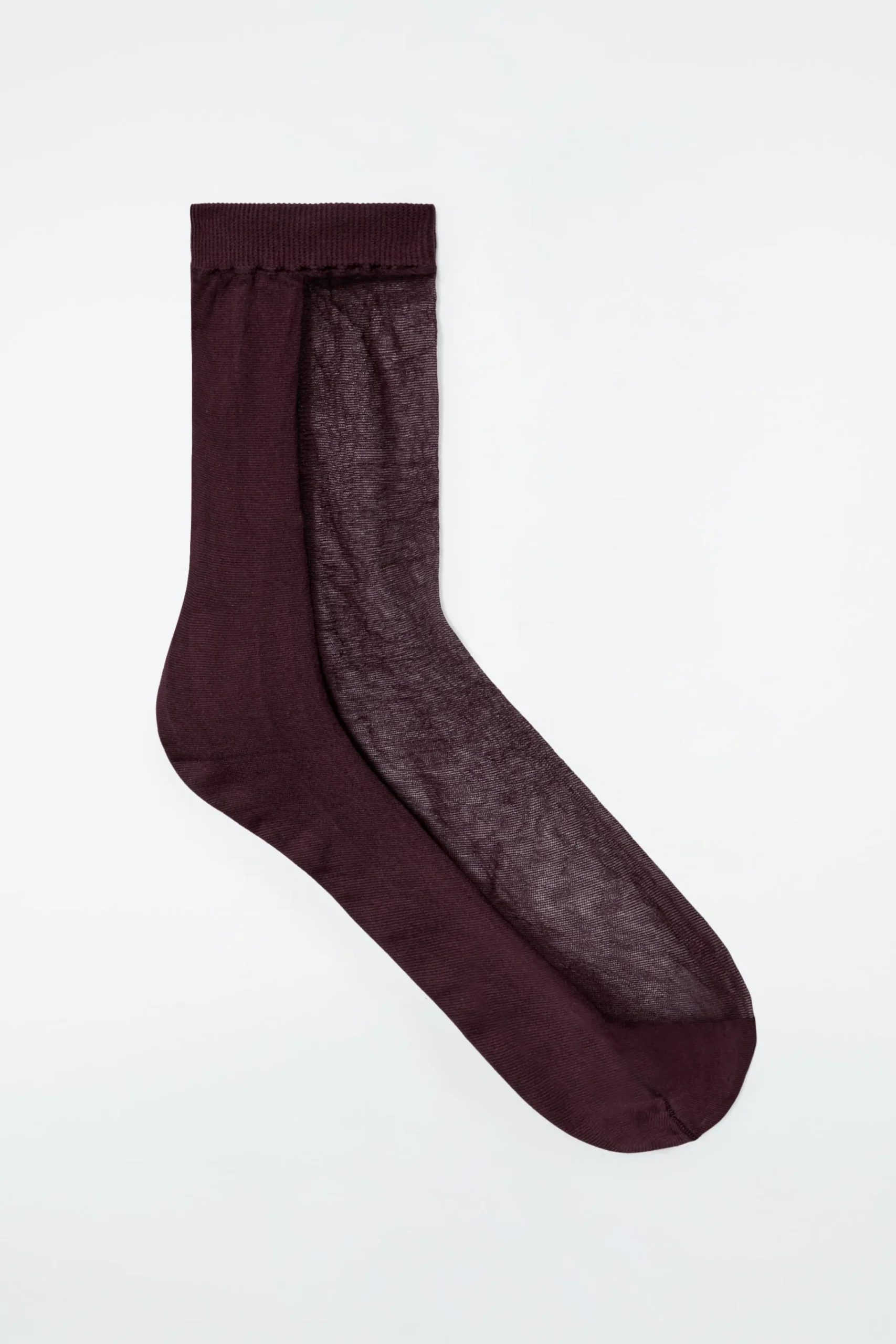 Damen COS Socken*SOCKEN MIT DURCHSCHEINENDER PARTIE