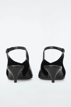Damen COS Accessoires Aus Leder | Schuhe*SPITZE KITTEN-HEELS AUS LEDER MIT SLINGBACK-RIEMEN