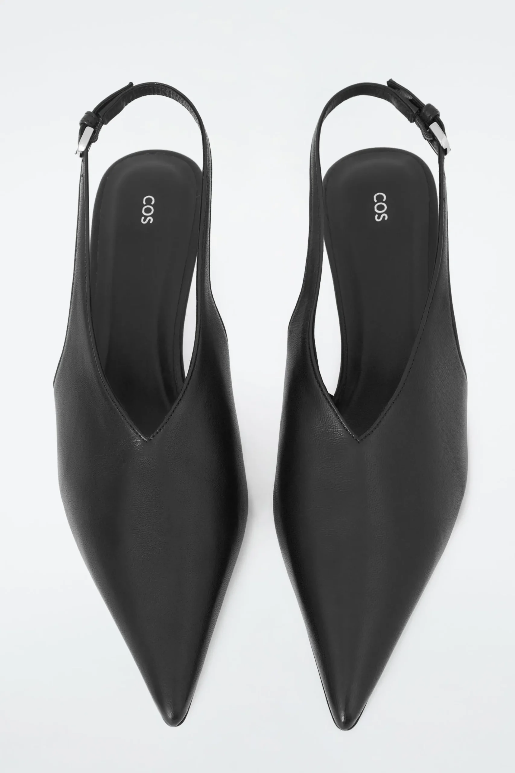 Damen COS Accessoires Aus Leder | Schuhe*SPITZE KITTEN-HEELS AUS LEDER MIT SLINGBACK-RIEMEN