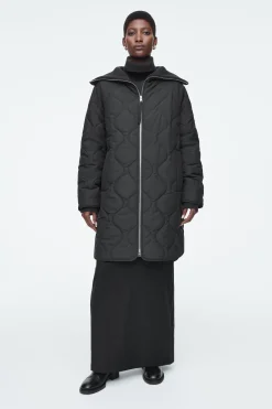Damen COS Mäntel & Jacken*STEPPMANTEL MIT GERIPPTEM KRAGEN
