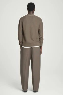 Herren COS Strickjacken | Strickmode*STRICKJACKE AUS MERINOWOLLE