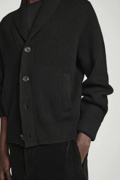 Herren COS Strickjacken | Strickmode*STRICKJACKE AUS MERINOWOLLE MIT SCHALKRAGEN