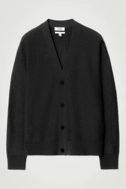 Herren COS Strickjacken | Strickmode*STRICKJACKE AUS MERINOWOLLE