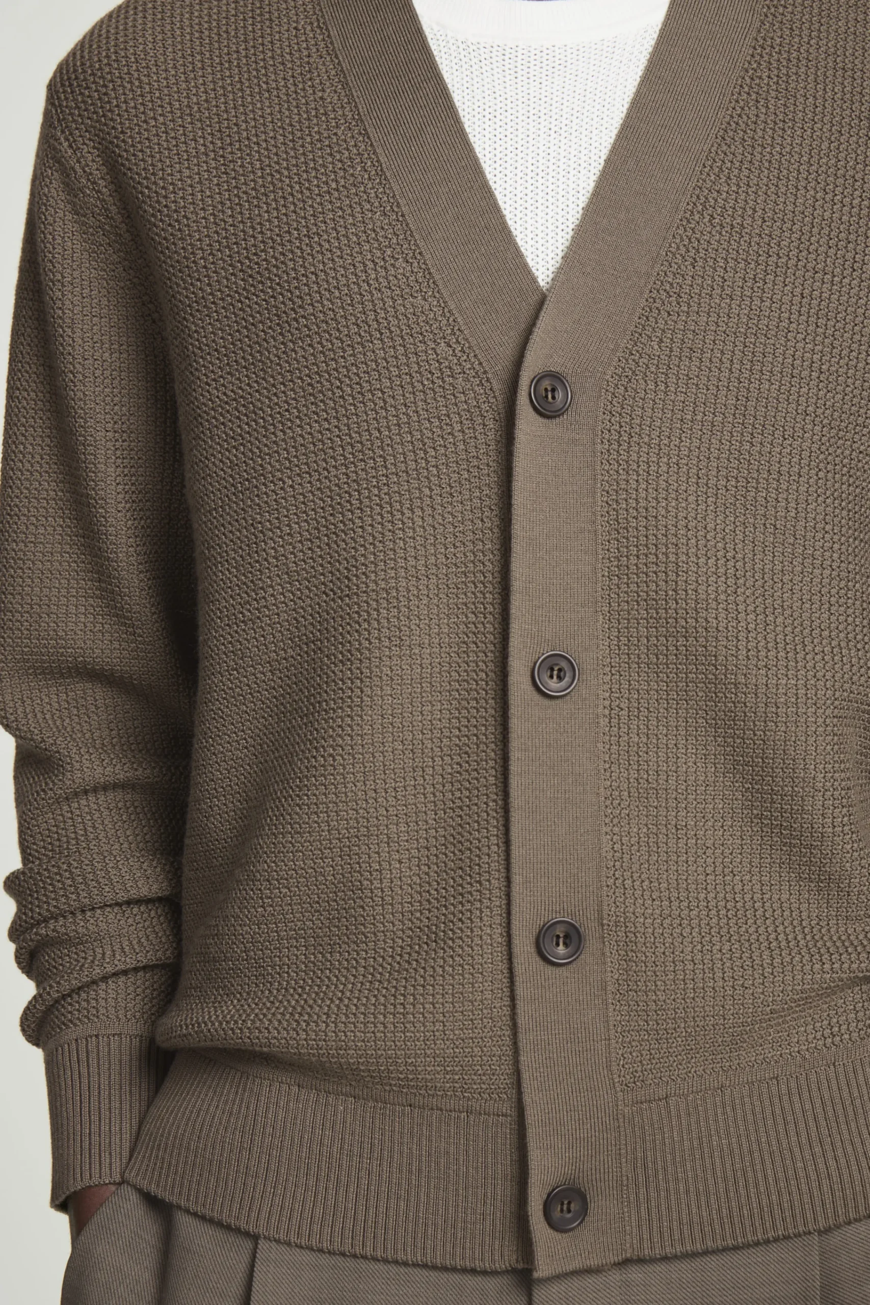Herren COS Strickjacken | Strickmode*STRICKJACKE AUS MERINOWOLLE