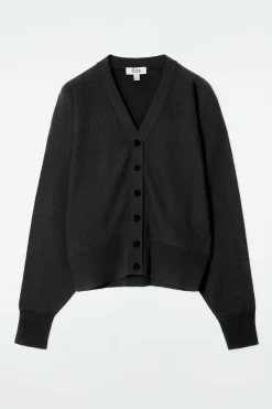 Damen COS Strickmode*STRICKJACKE AUS MERINOWOLLE MIT FLEDERMAUSÄRMELN