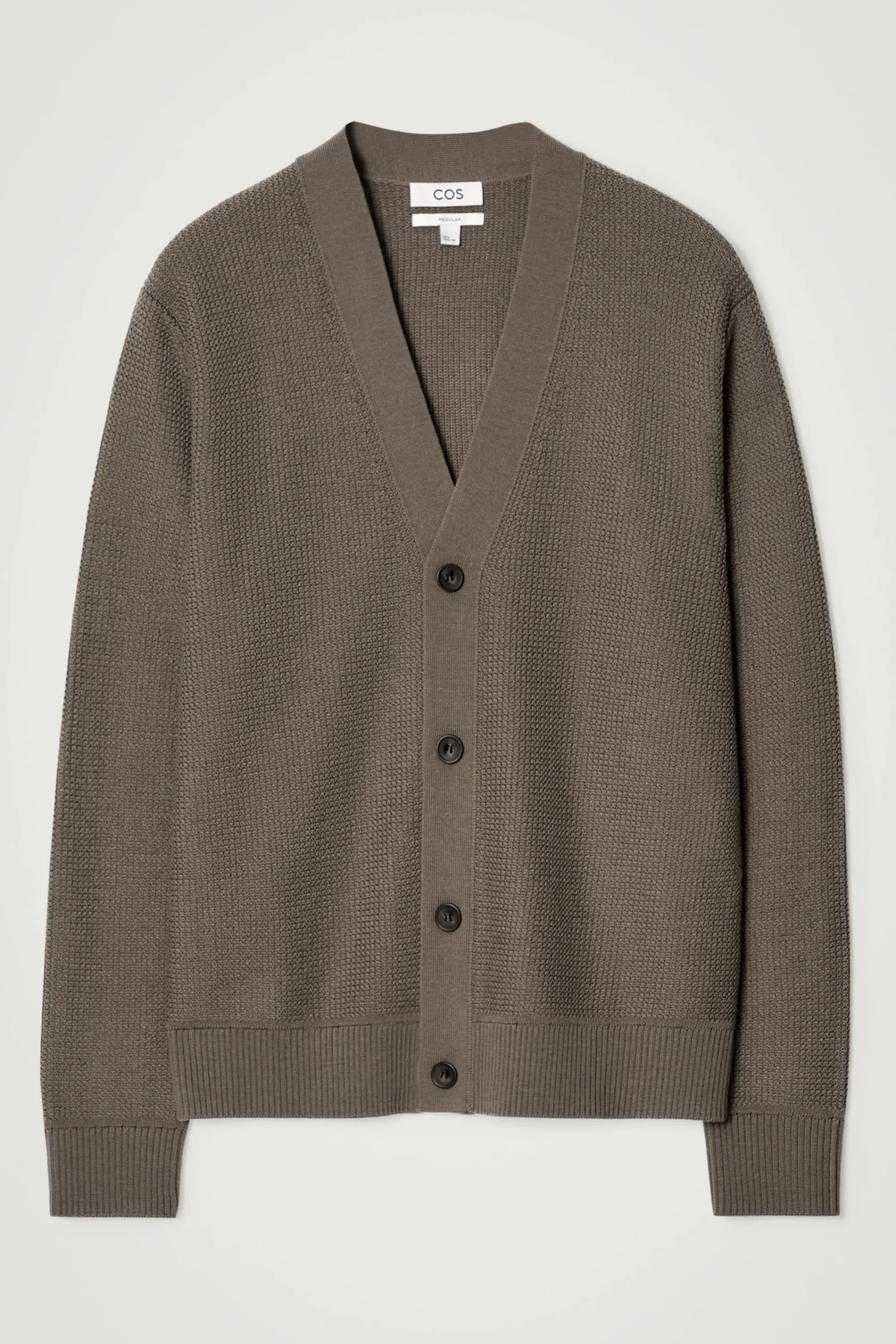 Herren COS Strickjacken | Strickmode*STRICKJACKE AUS MERINOWOLLE