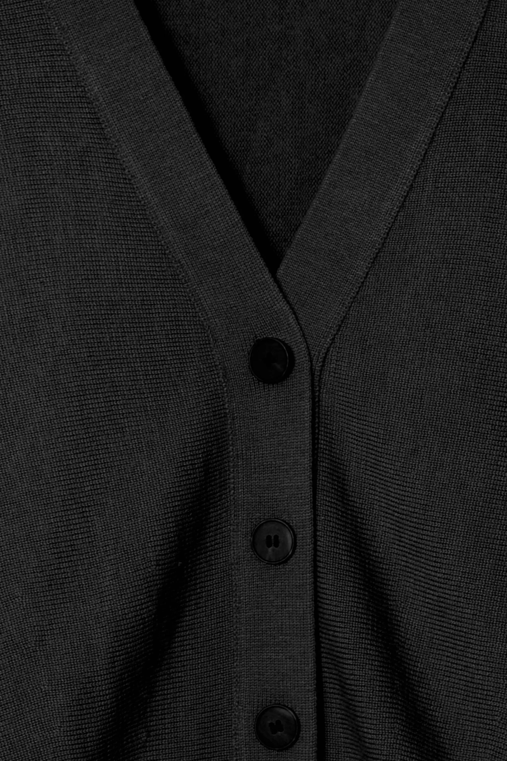 Damen COS Strickmode*STRICKJACKE AUS MERINOWOLLE MIT FLEDERMAUSÄRMELN