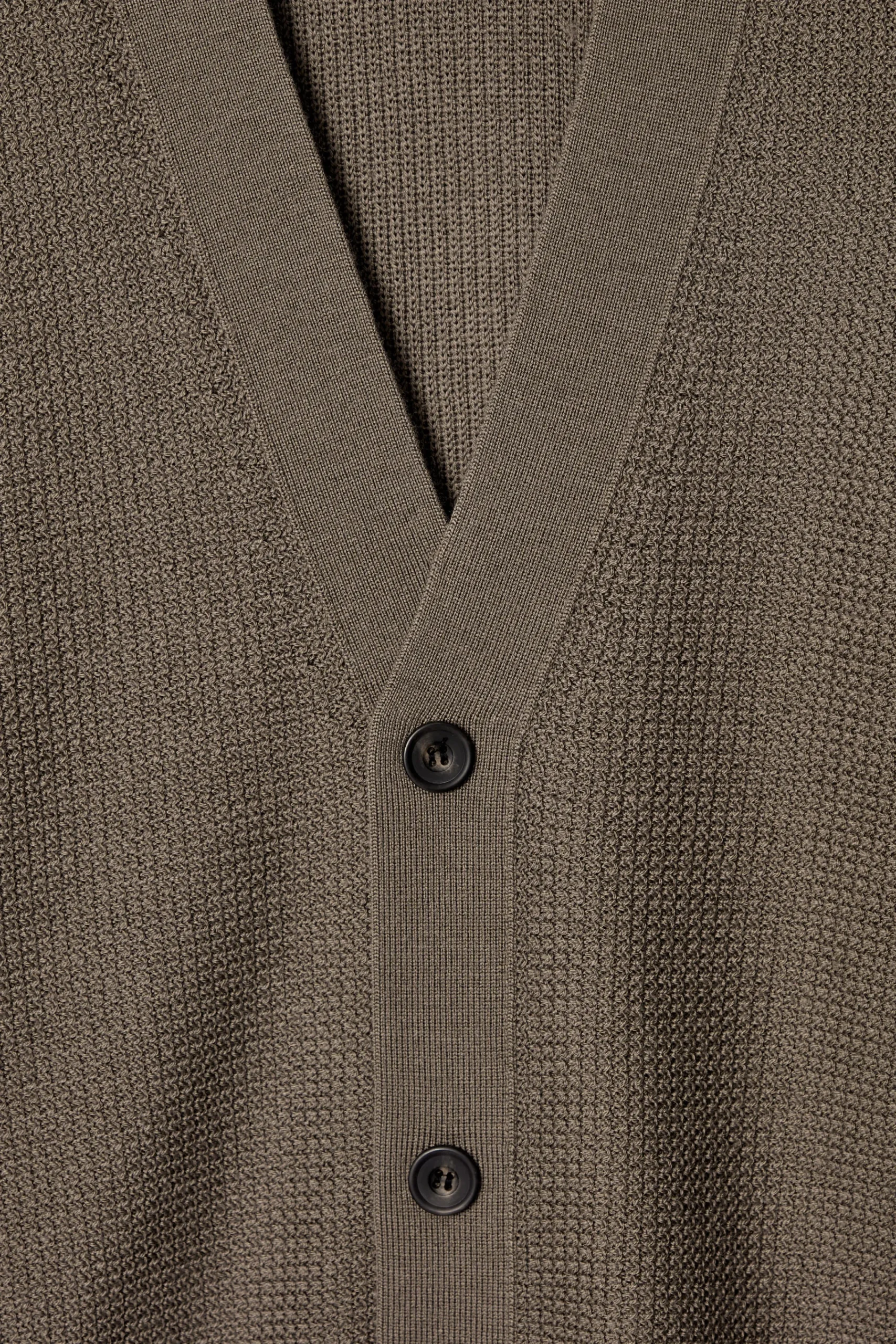 Herren COS Strickjacken | Strickmode*STRICKJACKE AUS MERINOWOLLE