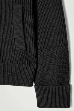 Herren COS Strickjacken | Strickmode*STRICKJACKE AUS MERINOWOLLE MIT SCHALKRAGEN