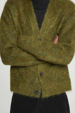 Herren COS Strickjacken | Strickmode*STRICKJACKE AUS MOHAIR-MIX MIT SPACE-DYE-FÄRBUNG