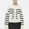 Damen COS Strickmode*STRICKJACKE AUS WOLLE MIT RUNDHALSAUSSCHNITT