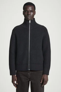 Herren COS Strickmode | Mäntel & Jacken*STRICKJACKE AUS WOLLE MIT STEHKRAGEN