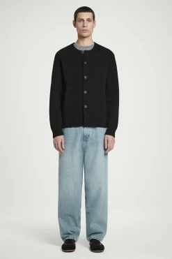 Herren COS Strickjacken | Strickmode*STRICKJACKE AUS WOLL-MIX MIT RUNDHALSAUSSCHNITT