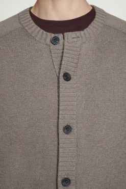 Herren COS Strickmode | Strickjacken*STRICKJACKE AUS WOLL-MIX MIT RUNDHALSAUSSCHNITT