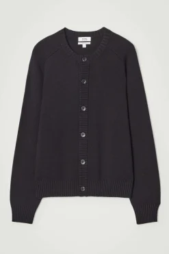 Herren COS Strickjacken | Strickmode*STRICKJACKE AUS WOLL-MIX MIT RUNDHALSAUSSCHNITT