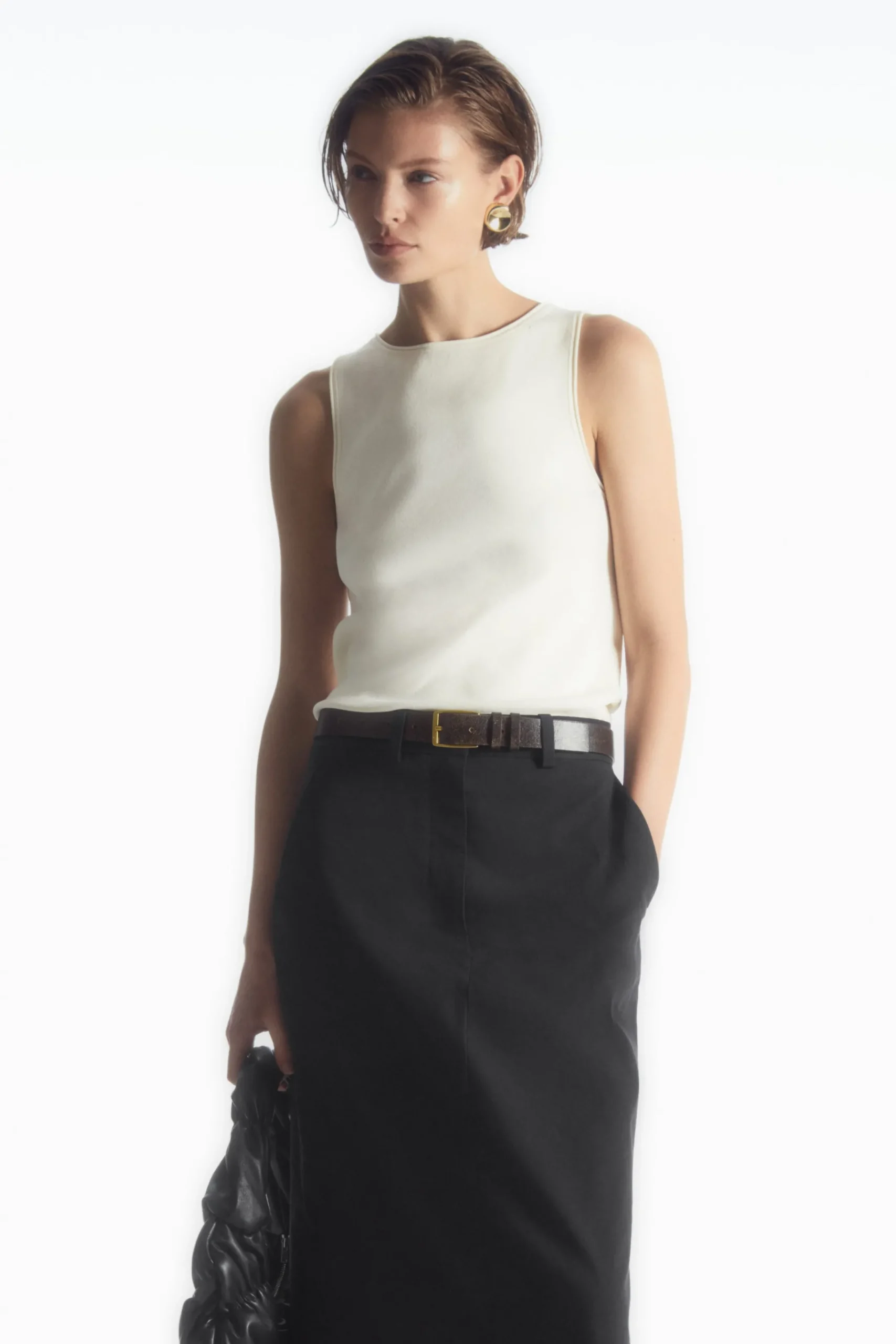 Damen COS Oberteile | Strickmode*STRICK-TANKTOP MIT RÖHRENFÖRMIGEN BESÄTZEN