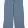 Herren COS Hosen*STRUKTURIERTE LEINENHOSE MIT GERADEM BEIN