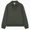 Herren COS Pullover | Strickmode*SWEATSHIRT MIT KRAGEN UND KURZEM REISSVERSCHLUSS