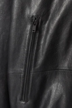 Damen COS Mäntel & Jacken*TAILLIERTE TRUCKER-JACKE AUS LEDER