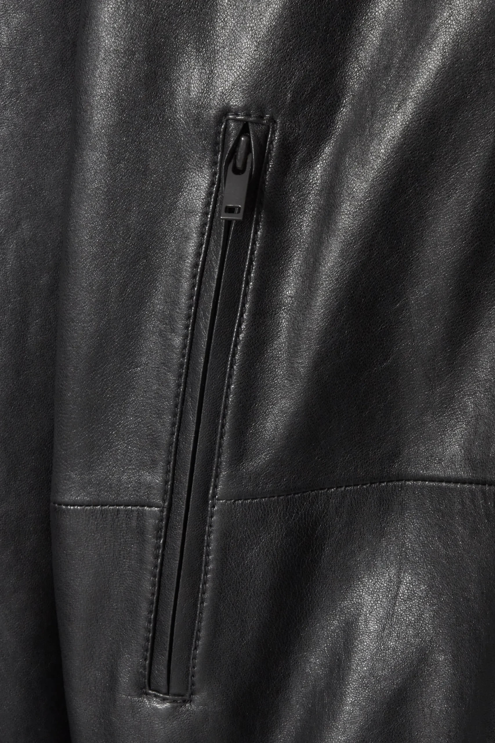 Damen COS Mäntel & Jacken*TAILLIERTE TRUCKER-JACKE AUS LEDER