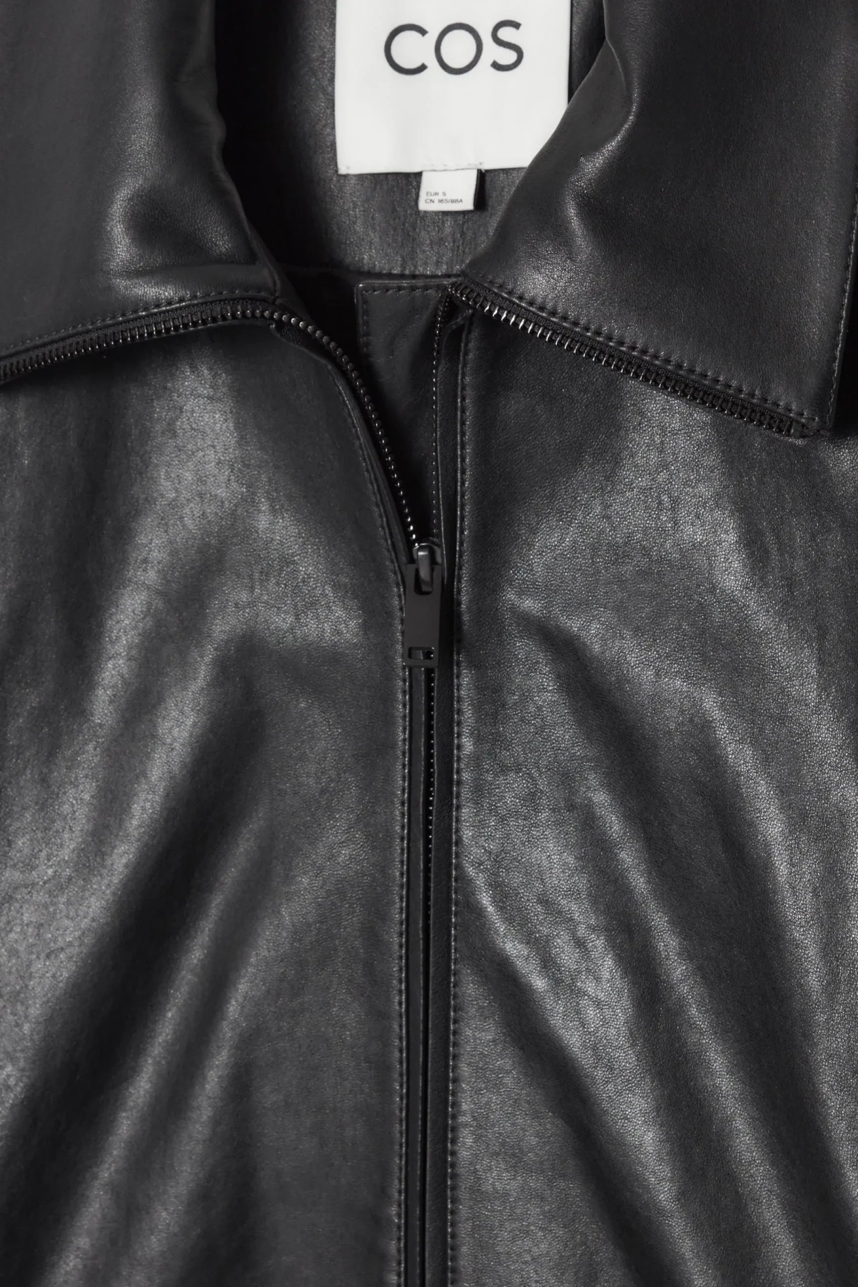 Damen COS Mäntel & Jacken*TAILLIERTE TRUCKER-JACKE AUS LEDER