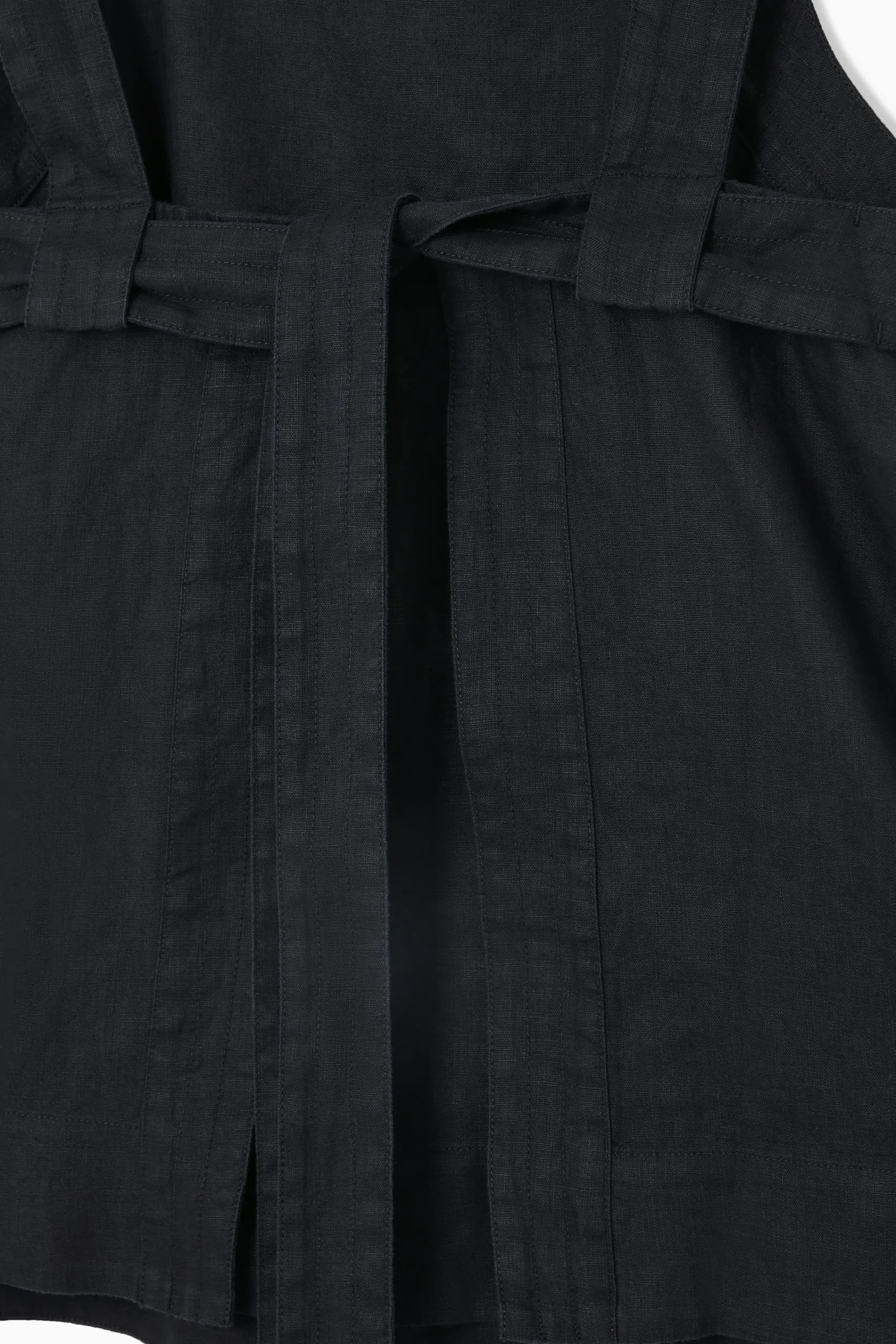 Damen COS Oberteile*TOP AUS LEINEN MIT BINDEDETAIL HINTEN