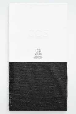 Damen COS Socken*TRANSPARENTE STRUMPFHOSE AUS LUREX