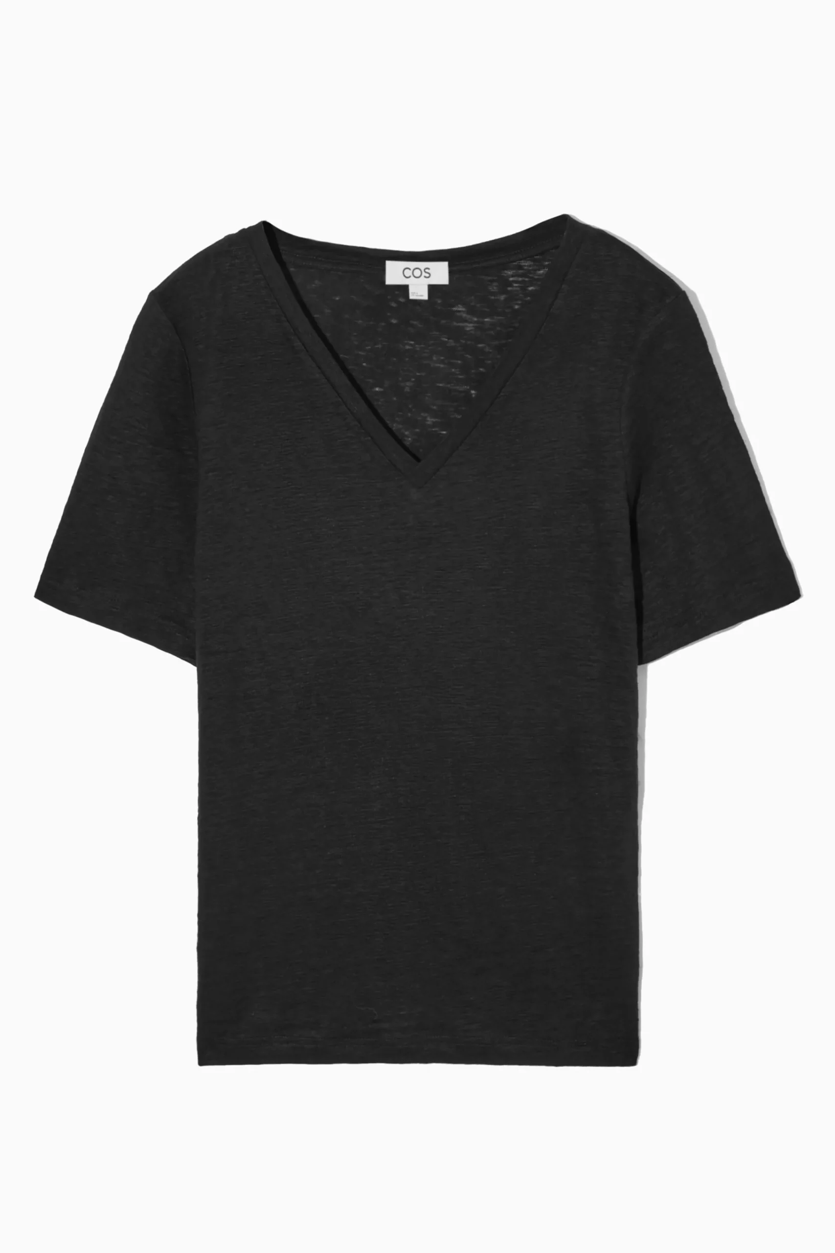 Damen COS T-Shirts | Oberteile*T-SHIRT AUS LEINEN MIT NORMALER PASSFORM
