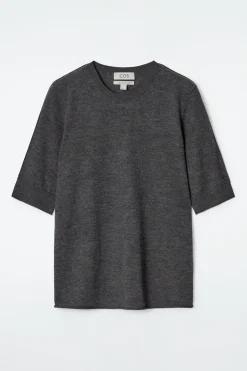 Damen COS Oberteile | Kaschmir*T-SHIRT AUS REINEM KASCHMIR