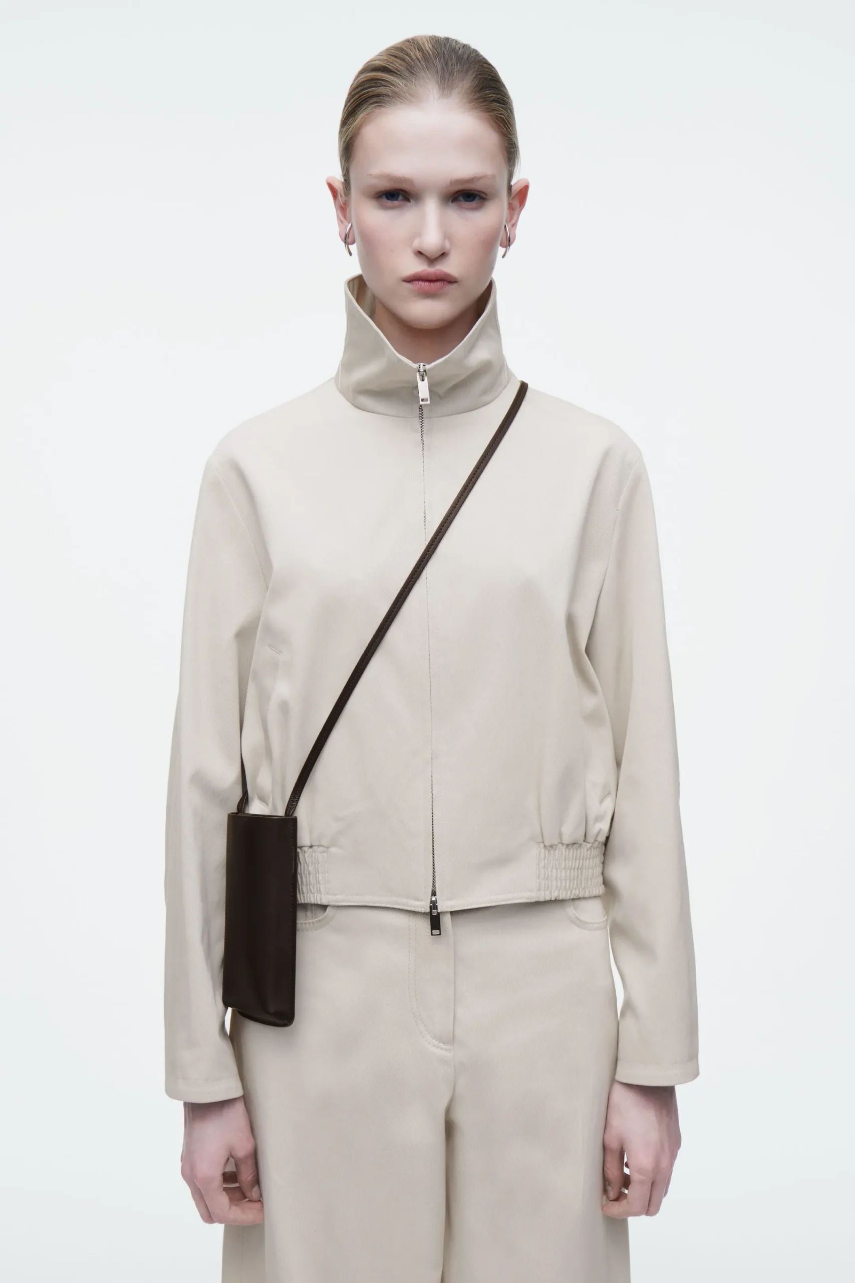 Damen COS Taschen*UMHÄNGETASCHE FÜR HANDYS AUS LEDER