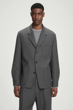 Herren COS Anzüge | Mäntel & Jacken*UNSTRUKTURIERTER BLAZER AUS MERINOWOLL-MIX