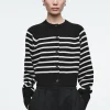 Damen COS Strickmode*VERKÜRZTE STRICKJACKE AUS WOLLE
