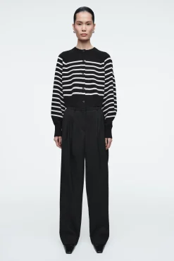 Damen COS Strickmode*VERKÜRZTE STRICKJACKE AUS WOLLE