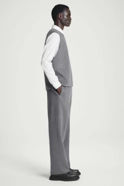 Herren COS Hosen*WOLLHOSE AUS DOUBLEFACE-MATERIAL