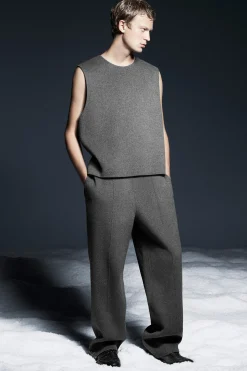 Herren COS Hosen*WOLLHOSE AUS DOUBLEFACE-MATERIAL
