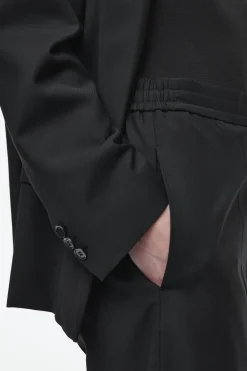 Damen COS Hosen*WOLLHOSE MIT GERADEM BEIN UND ELASTISCHEM BUND