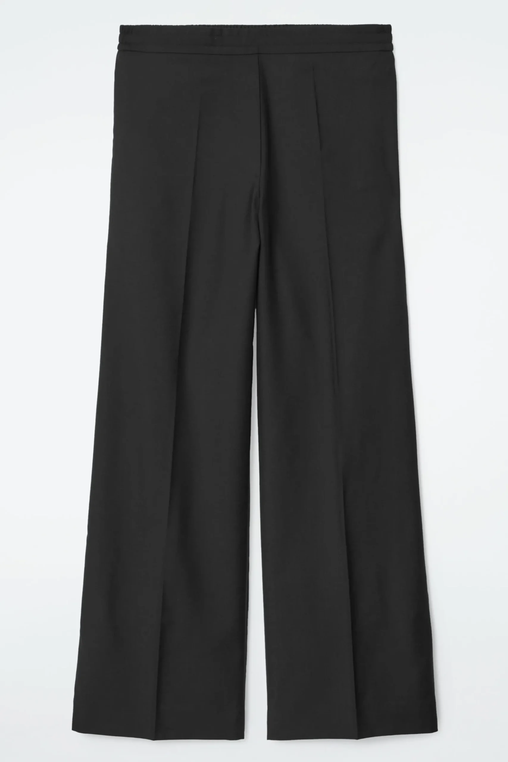 Damen COS Hosen*WOLLHOSE MIT GERADEM BEIN UND ELASTISCHEM BUND