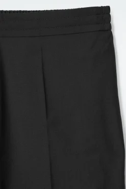 Damen COS Hosen*WOLLHOSE MIT GERADEM BEIN UND ELASTISCHEM BUND