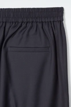 Damen COS Hosen*WOLLHOSE MIT GERADEM BEIN UND ELASTISCHEM BUND