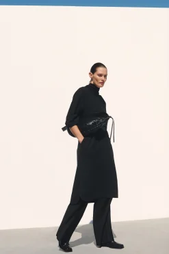 Damen COS Hosen*WOLLHOSE MIT GERADEM BEIN UND ELASTISCHEM BUND