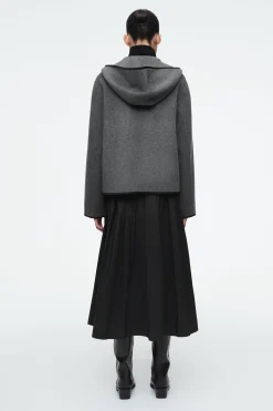 Damen COS Mäntel & Jacken*WOLLJACKE AUS DOUBLEFACE-MATERIAL MIT KAPUZE