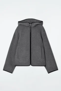 Damen COS Mäntel & Jacken*WOLLJACKE AUS DOUBLEFACE-MATERIAL MIT KAPUZE